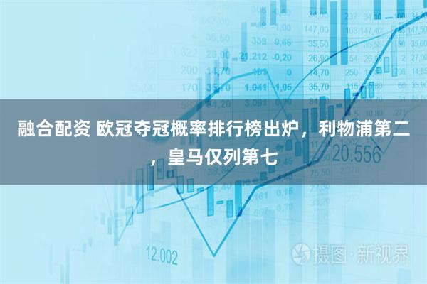融合配资 欧冠夺冠概率排行榜出炉，利物浦第二，皇马仅列第七