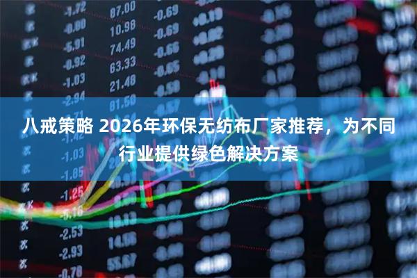 八戒策略 2026年环保无纺布厂家推荐,为不同行业提供绿色解决方案